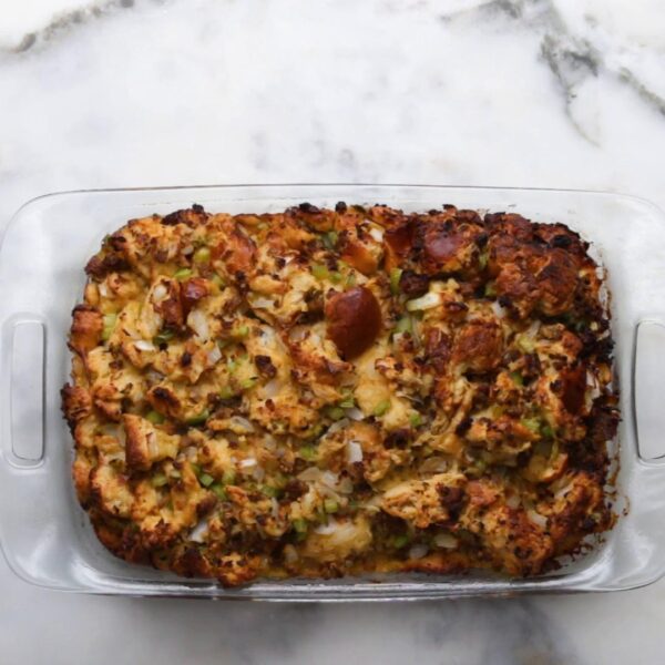 Chestnut brioche stuffing